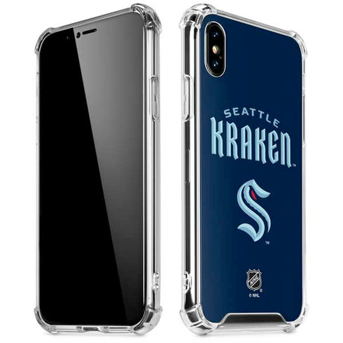 NHL Seattle Kraken Script iPhone XS Max Clear Case